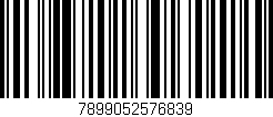 Código de barras (EAN, GTIN, SKU, ISBN): '7899052576839'
