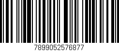 Código de barras (EAN, GTIN, SKU, ISBN): '7899052576877'