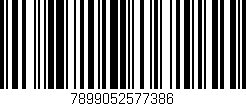 Código de barras (EAN, GTIN, SKU, ISBN): '7899052577386'