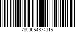 Código de barras (EAN, GTIN, SKU, ISBN): '7899054674915'