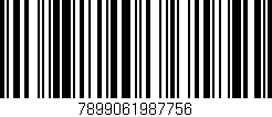Código de barras (EAN, GTIN, SKU, ISBN): '7899061987756'