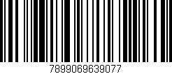 Código de barras (EAN, GTIN, SKU, ISBN): '7899069639077'