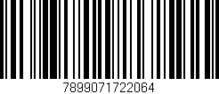 Código de barras (EAN, GTIN, SKU, ISBN): '7899071722064'