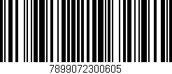 Código de barras (EAN, GTIN, SKU, ISBN): '7899072300605'