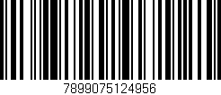 Código de barras (EAN, GTIN, SKU, ISBN): '7899075124956'