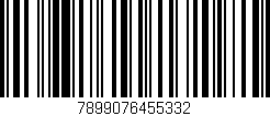Código de barras (EAN, GTIN, SKU, ISBN): '7899076455332'