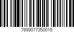 Código de barras (EAN, GTIN, SKU, ISBN): '7899077350018'