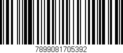 Código de barras (EAN, GTIN, SKU, ISBN): '7899081705392'