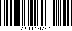 Código de barras (EAN, GTIN, SKU, ISBN): '7899081717791'