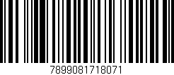 Código de barras (EAN, GTIN, SKU, ISBN): '7899081718071'