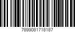 Código de barras (EAN, GTIN, SKU, ISBN): '7899081718187'