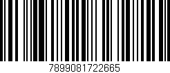 Código de barras (EAN, GTIN, SKU, ISBN): '7899081722665'