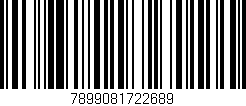 Código de barras (EAN, GTIN, SKU, ISBN): '7899081722689'