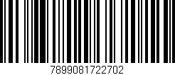 Código de barras (EAN, GTIN, SKU, ISBN): '7899081722702'