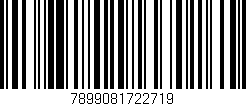Código de barras (EAN, GTIN, SKU, ISBN): '7899081722719'
