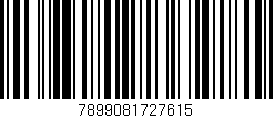 Código de barras (EAN, GTIN, SKU, ISBN): '7899081727615'