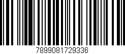 Código de barras (EAN, GTIN, SKU, ISBN): '7899081729336'