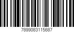 Código de barras (EAN, GTIN, SKU, ISBN): '7899083115687'