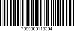 Código de barras (EAN, GTIN, SKU, ISBN): '7899083116394'