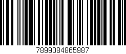 Código de barras (EAN, GTIN, SKU, ISBN): '7899084865987'