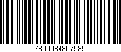 Código de barras (EAN, GTIN, SKU, ISBN): '7899084867585'