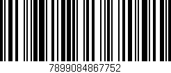 Código de barras (EAN, GTIN, SKU, ISBN): '7899084867752'