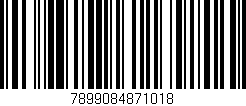 Código de barras (EAN, GTIN, SKU, ISBN): '7899084871018'