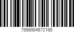 Código de barras (EAN, GTIN, SKU, ISBN): '7899084872169'