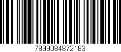 Código de barras (EAN, GTIN, SKU, ISBN): '7899084872183'