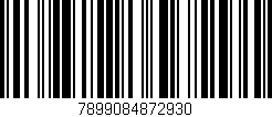 Código de barras (EAN, GTIN, SKU, ISBN): '7899084872930'