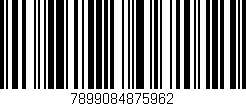 Código de barras (EAN, GTIN, SKU, ISBN): '7899084875962'