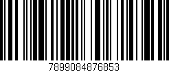 Código de barras (EAN, GTIN, SKU, ISBN): '7899084876853'
