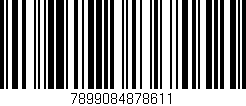 Código de barras (EAN, GTIN, SKU, ISBN): '7899084878611'