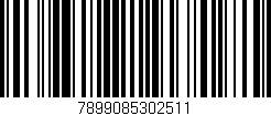 Código de barras (EAN, GTIN, SKU, ISBN): '7899085302511'
