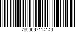 Código de barras (EAN, GTIN, SKU, ISBN): '7899087114143'