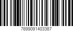 Código de barras (EAN, GTIN, SKU, ISBN): '7899091403387'