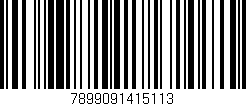 Código de barras (EAN, GTIN, SKU, ISBN): '7899091415113'