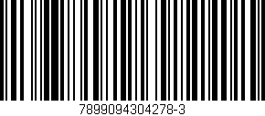 Código de barras (EAN, GTIN, SKU, ISBN): '7899094304278-3'