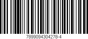 Código de barras (EAN, GTIN, SKU, ISBN): '7899094304278-4'