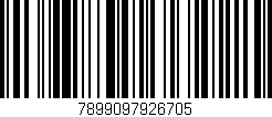 Código de barras (EAN, GTIN, SKU, ISBN): '7899097926705'