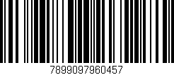 Código de barras (EAN, GTIN, SKU, ISBN): '7899097960457'
