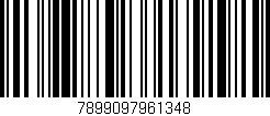 Código de barras (EAN, GTIN, SKU, ISBN): '7899097961348'