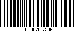 Código de barras (EAN, GTIN, SKU, ISBN): '7899097982336'