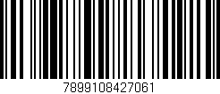 Código de barras (EAN, GTIN, SKU, ISBN): '7899108427061'