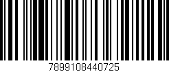 Código de barras (EAN, GTIN, SKU, ISBN): '7899108440725'