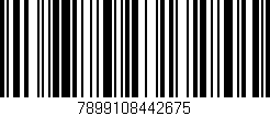 Código de barras (EAN, GTIN, SKU, ISBN): '7899108442675'