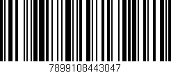Código de barras (EAN, GTIN, SKU, ISBN): '7899108443047'