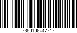 Código de barras (EAN, GTIN, SKU, ISBN): '7899108447717'