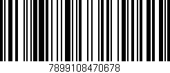 Código de barras (EAN, GTIN, SKU, ISBN): '7899108470678'