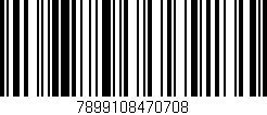 Código de barras (EAN, GTIN, SKU, ISBN): '7899108470708'